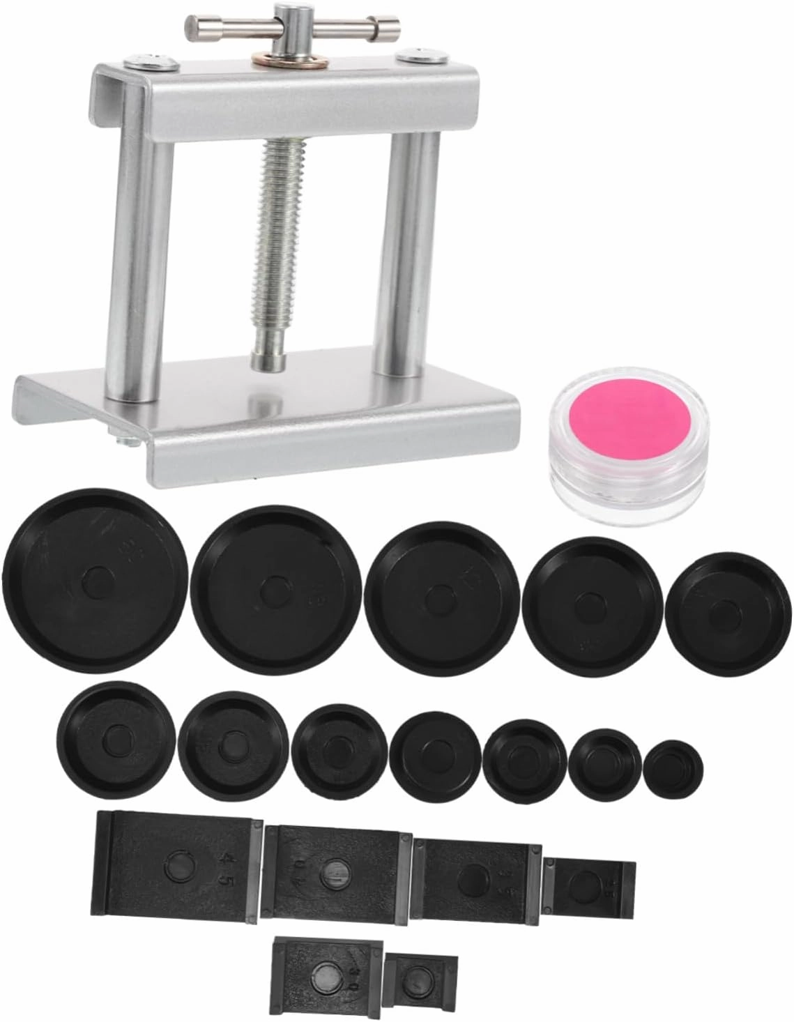 Watchmaker Press Watch Back Case Closer Tool Kit Easy to Use for Watch Types Repair
