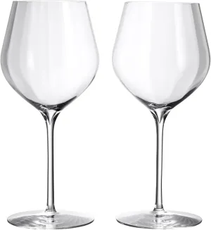 Waterford Elegance Optic Red Wine Glass, Set of 2