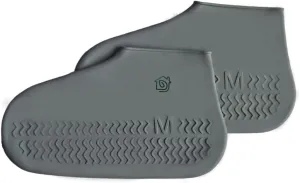 Waterproof Shoe Covers for Kids, Women & Men. Reusable, Anti-Slip, Dustproof & Rainproof Silicone Rubber Overshoes, Rain Footwear Protectors, Outdoor, Cycling, Biking, Walking. Sustainable & BPA Free.