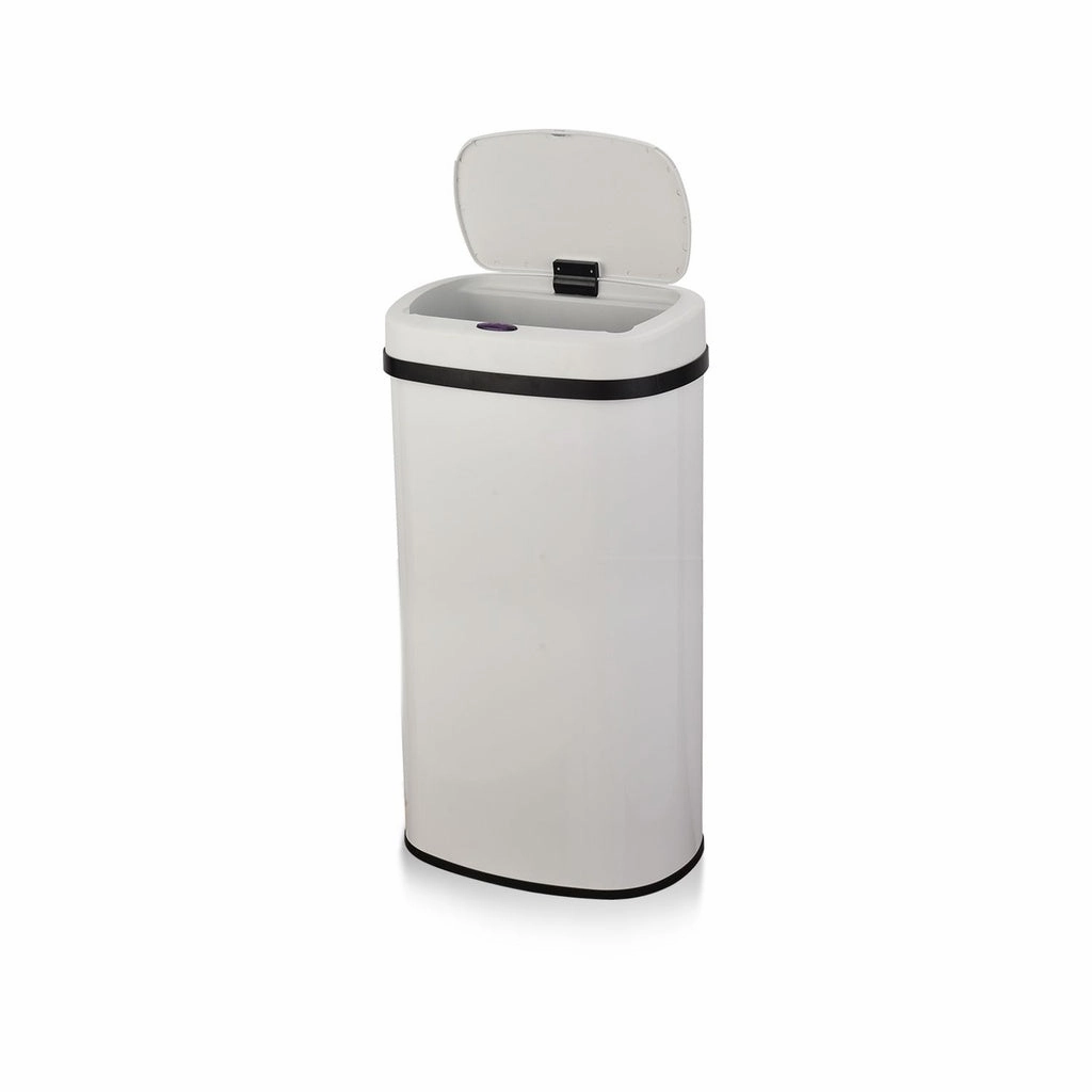White Oval Sensor Bin 70L