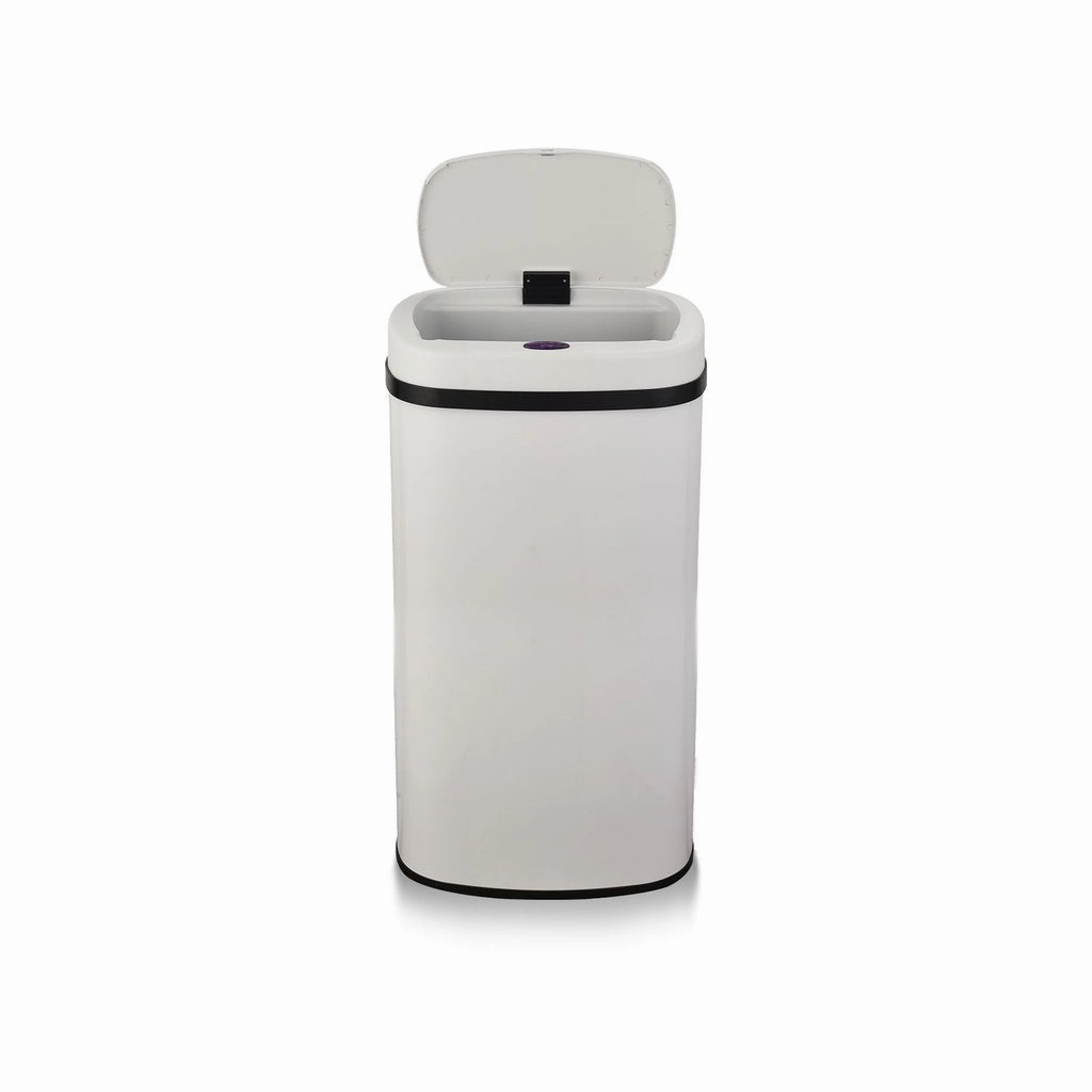 White Oval Sensor Bin 70L