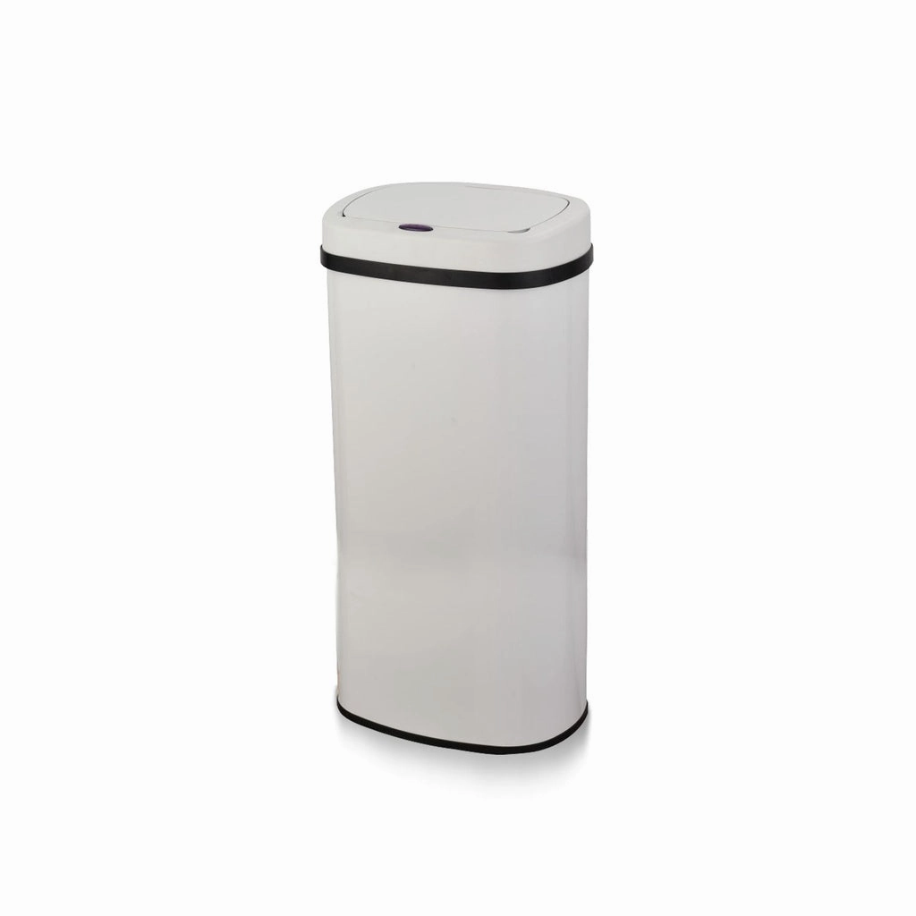 White Oval Sensor Bin 70L