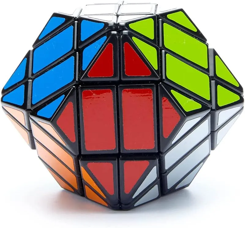 Willking Rhombic Dodecahedron 4x4 Puzzle Cube 12 Face axis Educational Magic Cube