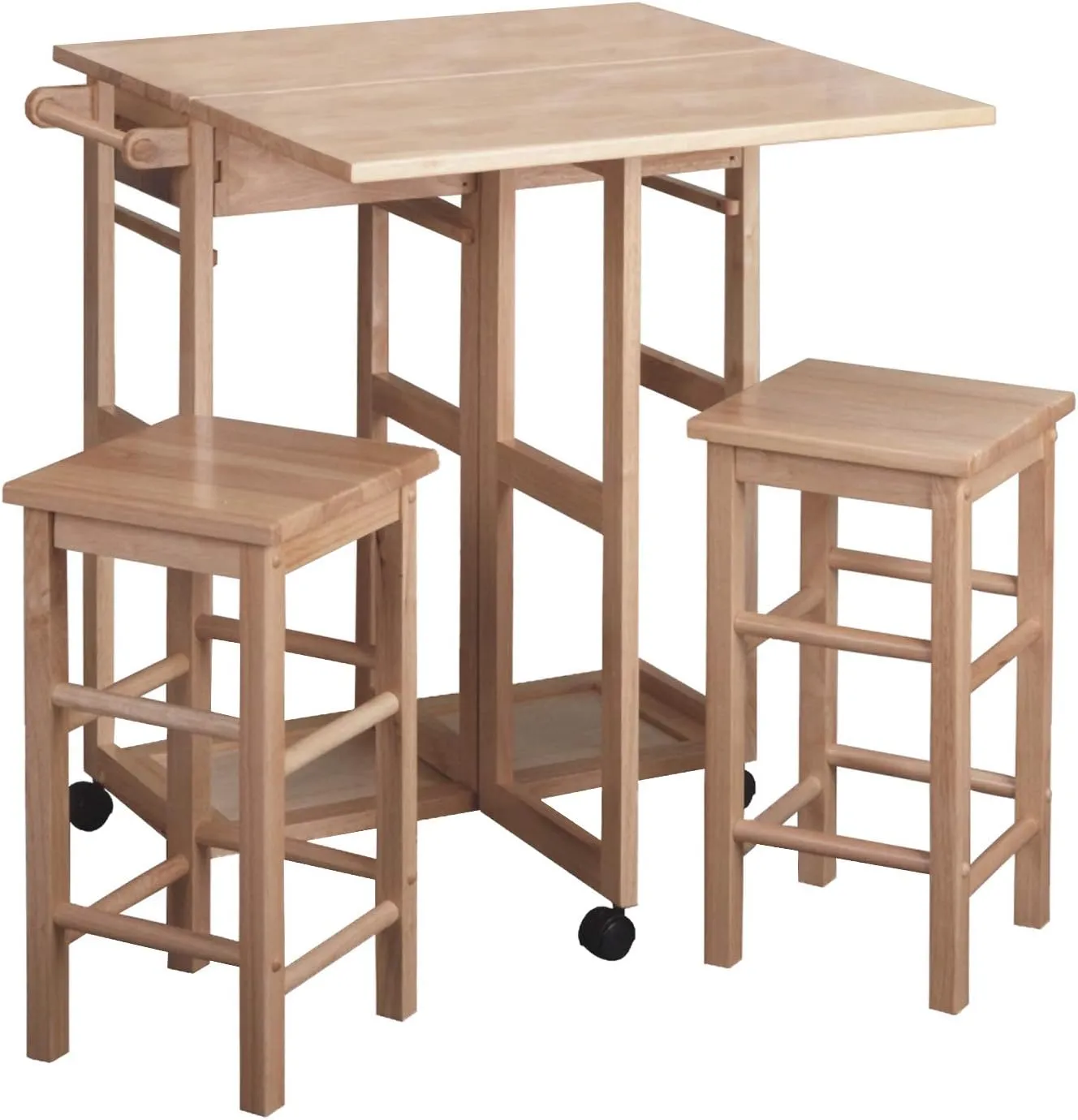 Winsome Wood Suzanne Kitchen, Square, Natural, Beech