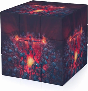 Witch and Horde Funny 3x3x3 Cube Smooth Lightweight Puzzle for Adult Graphic Printing Travel