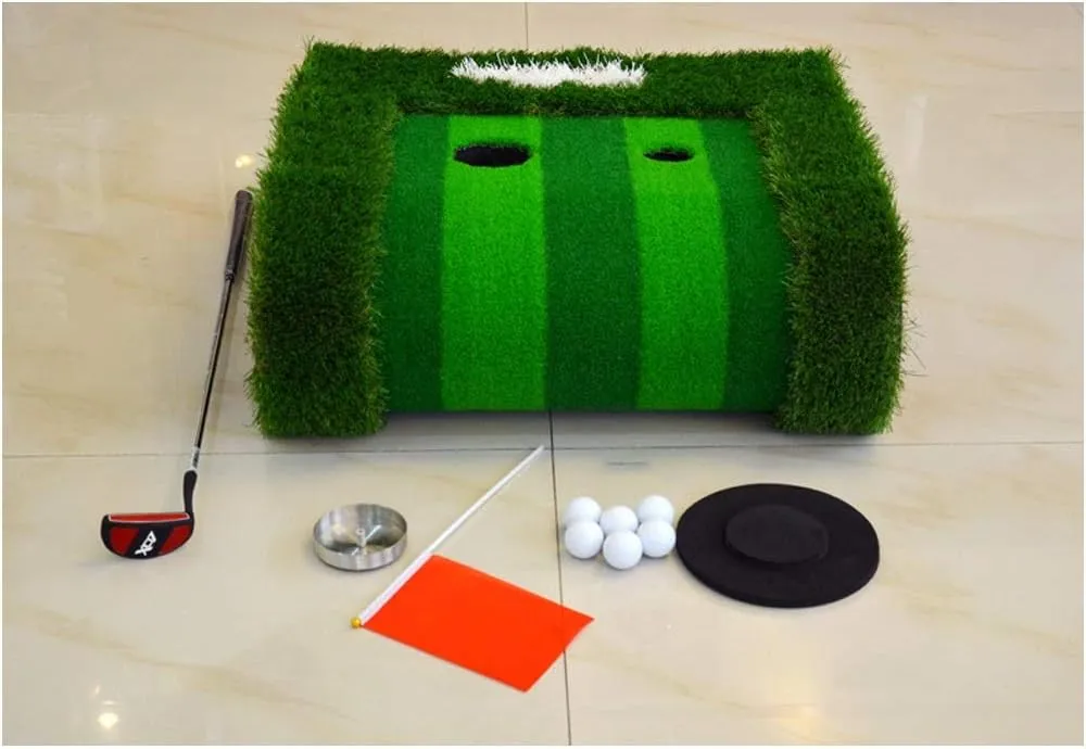 Women Men Golf Putting Green System Professional Practice Green Long Challenging Putter Indoor/Outdoor Easy to Roll Up and Carry for Men