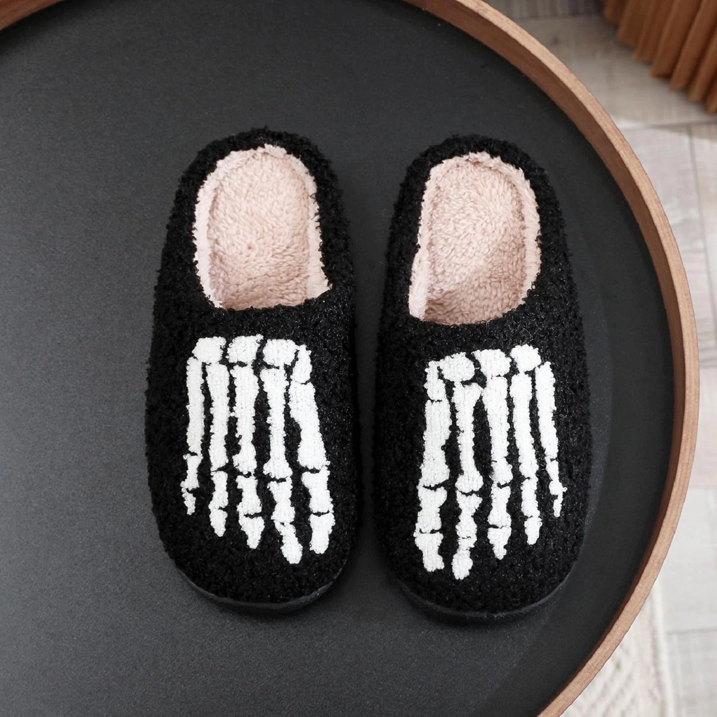 Women's and men's fluffy plush slippers, home slippers, cute warm shoes, indoor and outdoor girls' slippers, memory sponge, retro couple shoes