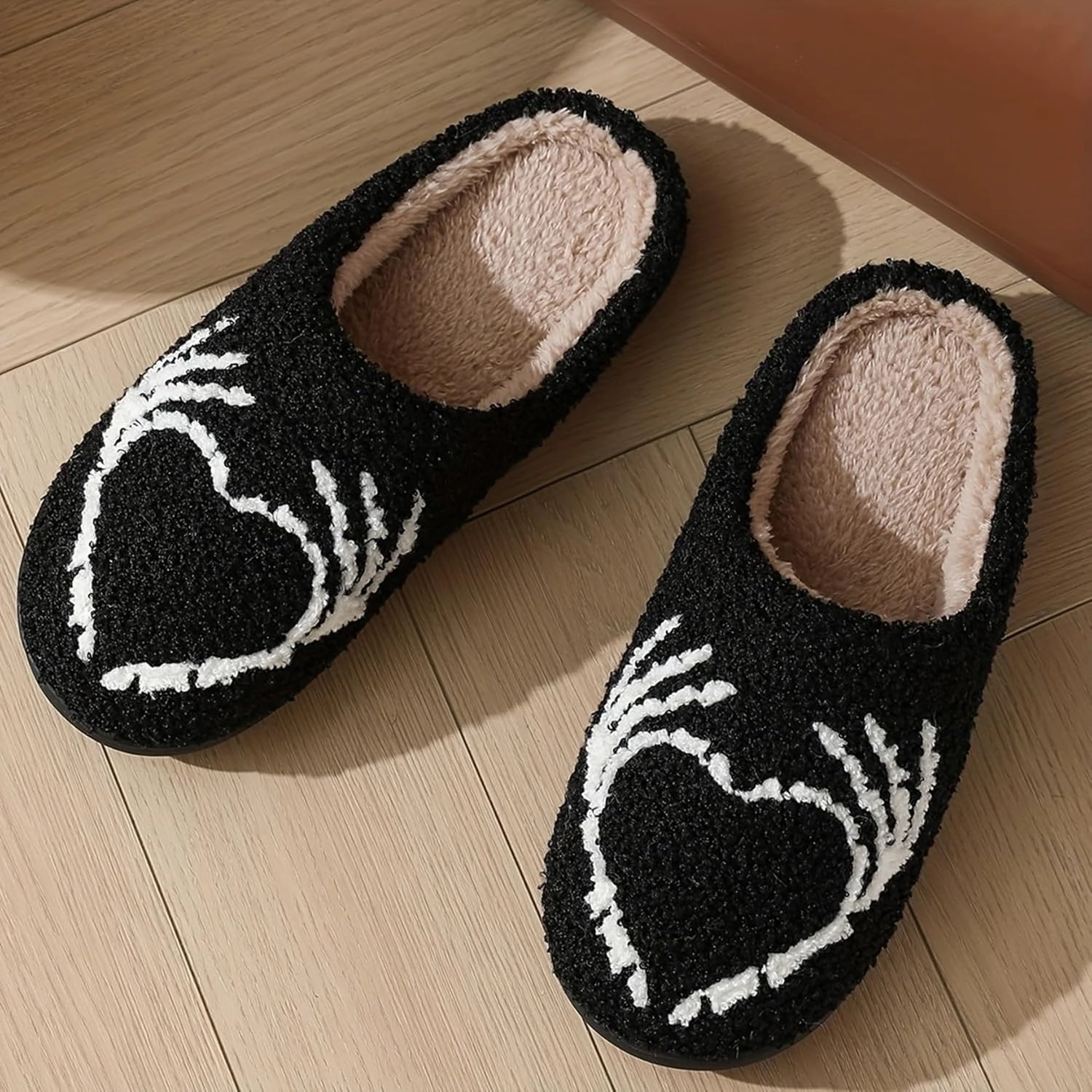 Women's Men's Fuzzy Memory Foam Slippers Fluffy Warm Comfort Light Weight Indoor Outdoor House Couple Shoes