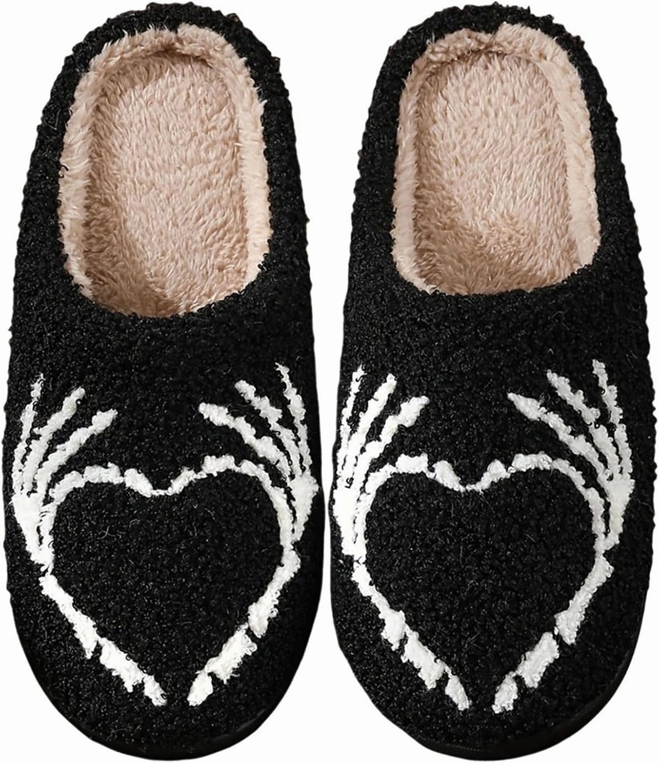 Women's Men's Fuzzy Memory Foam Slippers Fluffy Warm Comfort Light Weight Indoor Outdoor House Couple Shoes