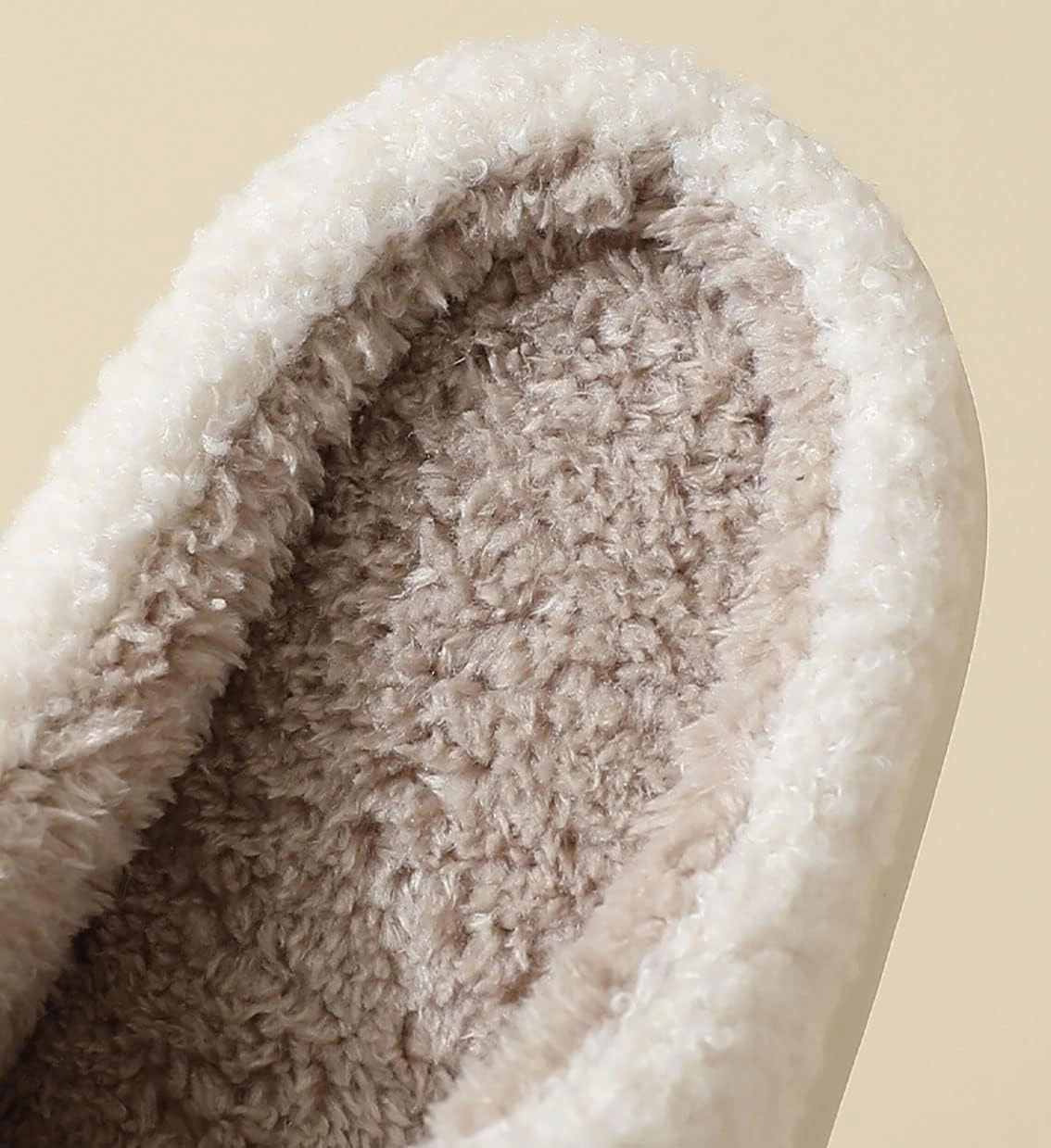 Women's Plush Heart Love Slippers - Blue Eyes Mushroom Cat Ears Retro Memory Foam Soft Plush Home Shoes