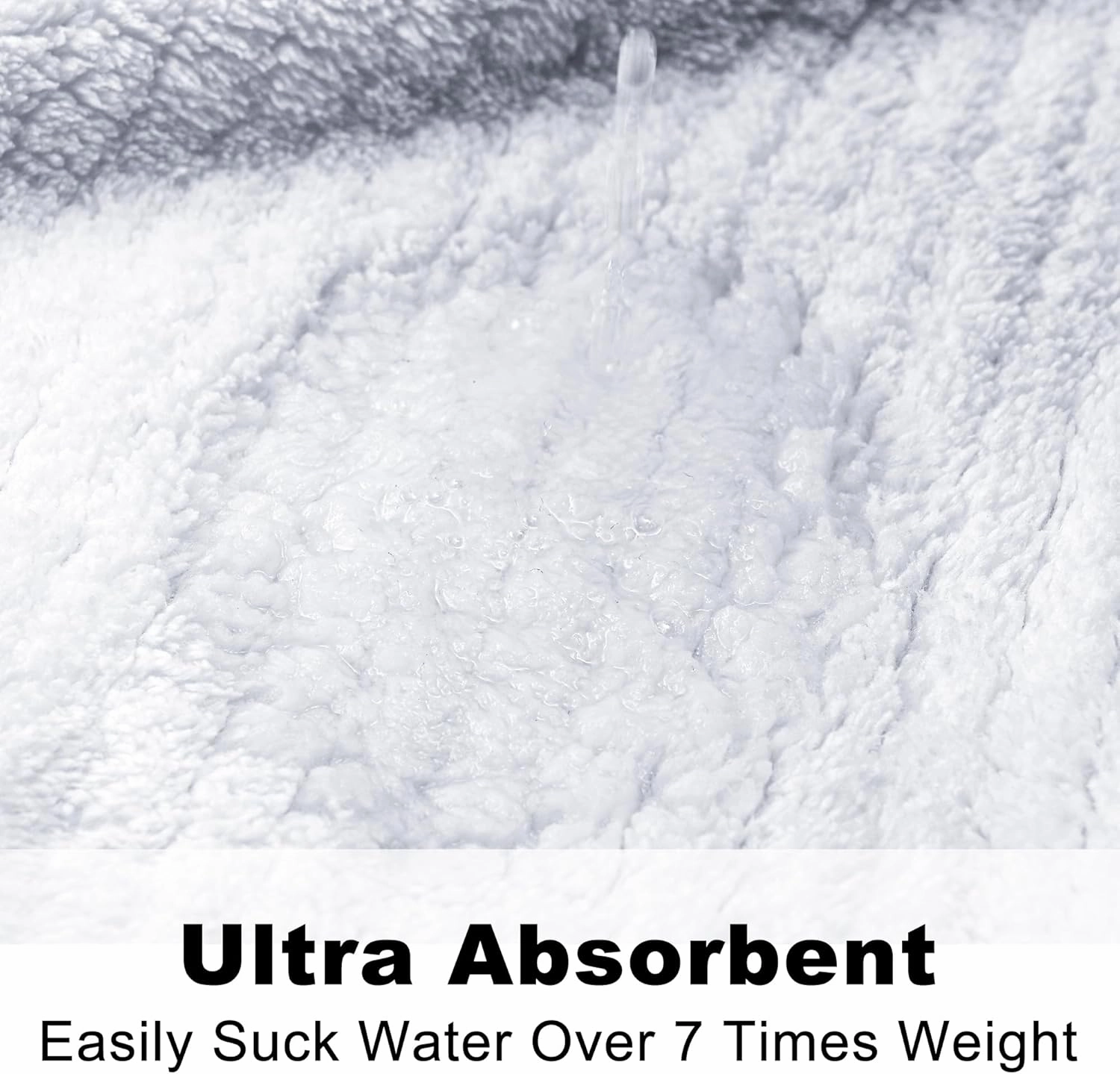 Women's Shawl Collar Bathrobe, Soft Long Towel Robes for Women - Super Absorbent Quick Dry yet Warm(Grey, S/M)