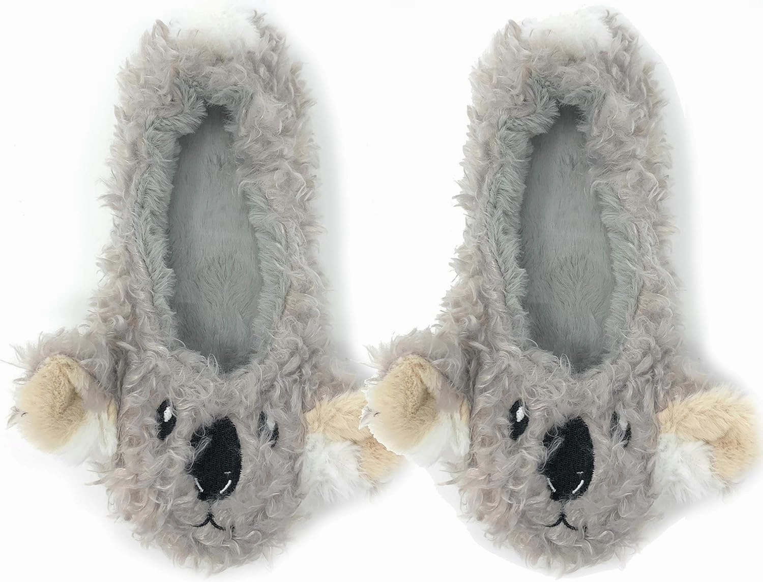 Women’s Travel Buddy Animail Plush House Slippers, Trip Fuuny Novelty Fuzzy Socks