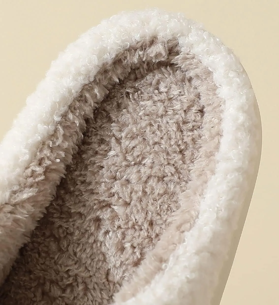 Women's Plush Heart Love Slippers - Blue Eyes Mushroom Cat Ears Retro Memory Foam Soft Plush Home Shoes