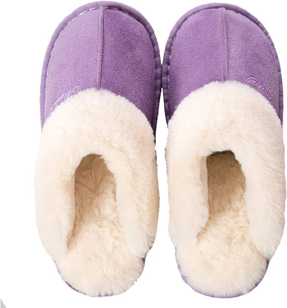 Womens Slippers Soft Plush Warm House Shoes Anti-Slip Fluffy Fur Indoor/Outdoor Slippers