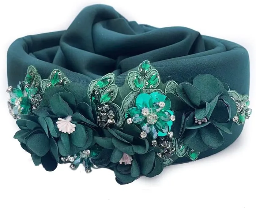 Women's Turban Cap Nigeria Gele Headties Hijab Headband African Headtie Auto Gele Headgear Female Headwraps Muslim Headscarf