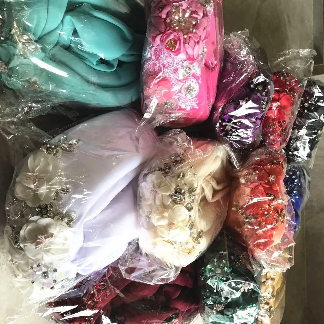 Women's Turban Cap Nigeria Gele Headties Hijab Headband African Headtie Auto Gele Headgear Female Headwraps Muslim Headscarf