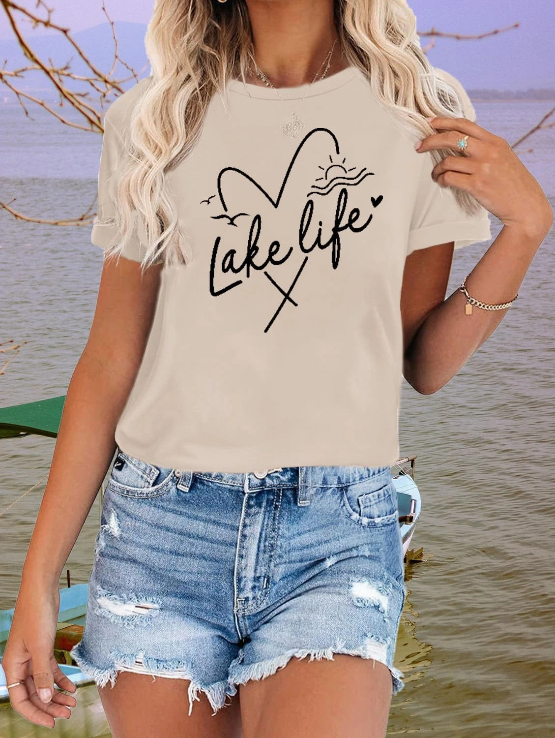 Womens Graphic Tees Funny Sayings Letter Print Casual Top Workout Basic Tunic Shirt