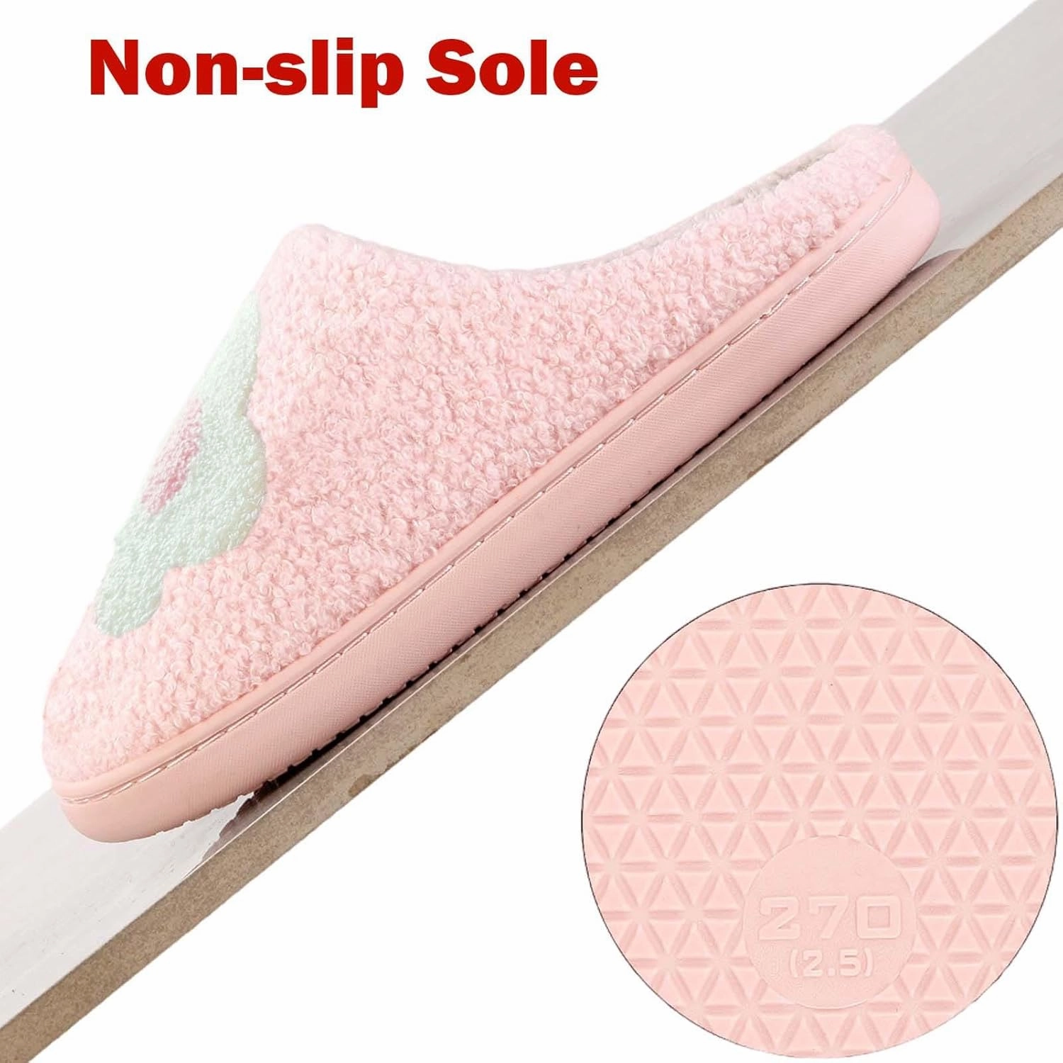 Womens Mens Slippers Retro Memory Foam Cute Cartoon Plush Fluffy Warm Fur Lined slippers Indoor House Home Winter Shoes