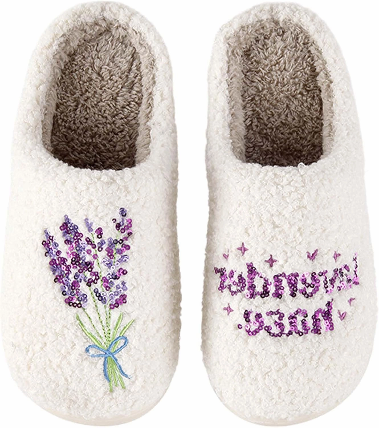 Womens Mens Slippers Retro Memory Foam Cute Cartoon Plush Fluffy Warm Fur Lined slippers Indoor House Home Winter Shoes