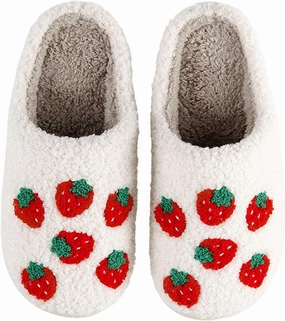 Womens Mens Slippers Retro Memory Foam Cute Cartoon Plush Fluffy Warm Fur Lined slippers Indoor House Home Winter Shoes