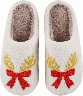Womens Mens Slippers Retro Memory Foam Cute Cartoon Plush Fluffy Warm Fur Lined slippers Indoor House Home Winter Shoes