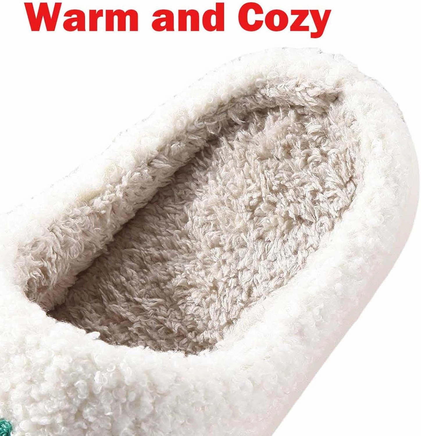 Womens Mens Slippers Retro Memory Foam Cute Cartoon Plush Fluffy Warm Fur Lined slippers Indoor House Home Winter Shoes