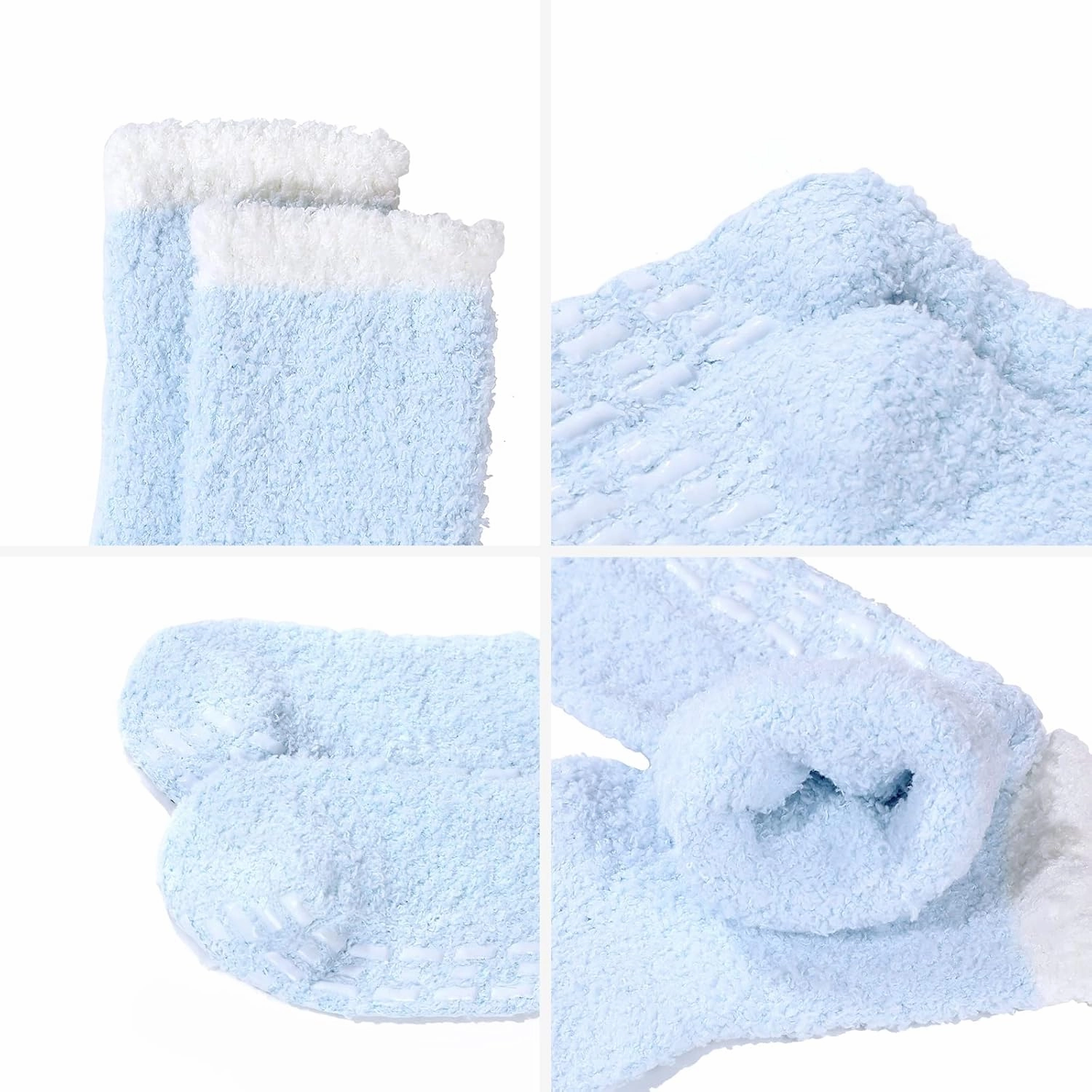 Womens Winter Socks Fluffy Sleep Socks Fleece Fuzzy Socks Athletic Warm Socks Plush Cozy Socks