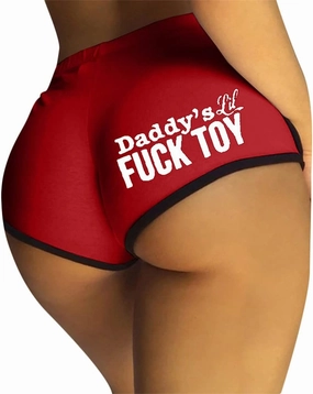 Womens Yoga Booty Shorts Sexy Printed Dance Sport Workout Hot Pants Plus Size Lounge Wear Briefs