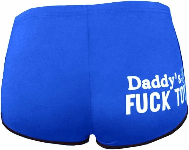 Womens Yoga Booty Shorts Sexy Printed Dance Sport Workout Hot Pants Plus Size Lounge Wear Briefs