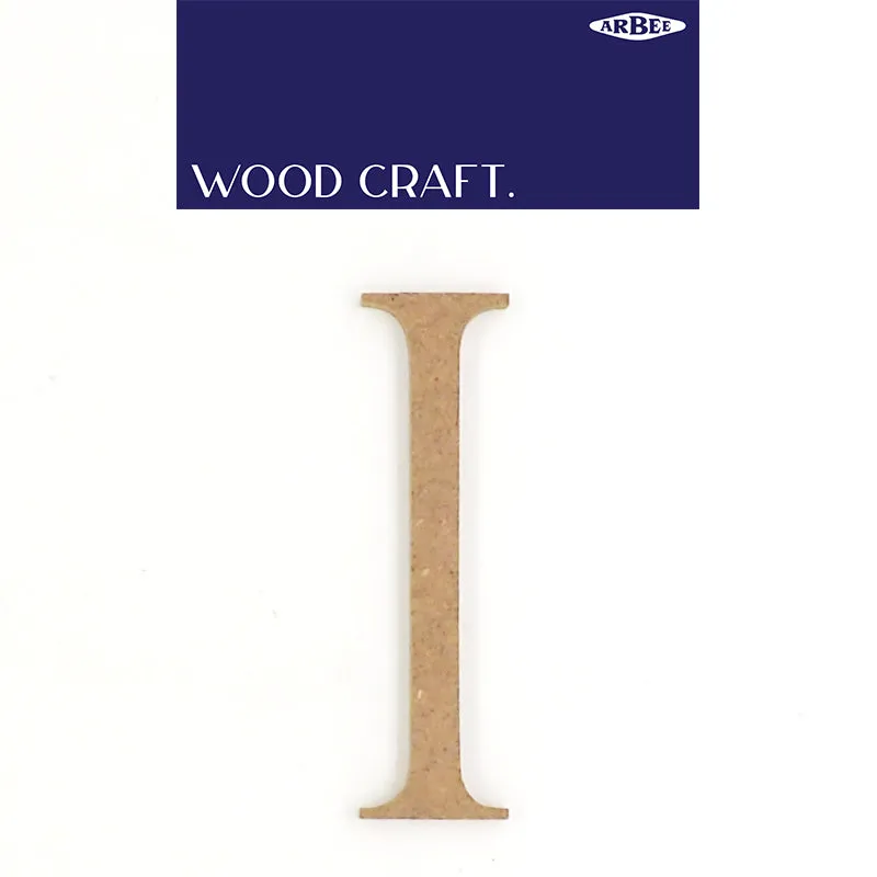 WOODEN ALPHABET LETTER MEDIUM I