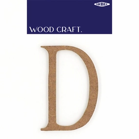 WOODEN ALPHABET LETTER MEDIUM D
