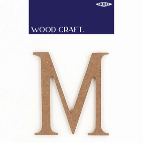 WOODEN ALPHABET LETTER MEDIUM M