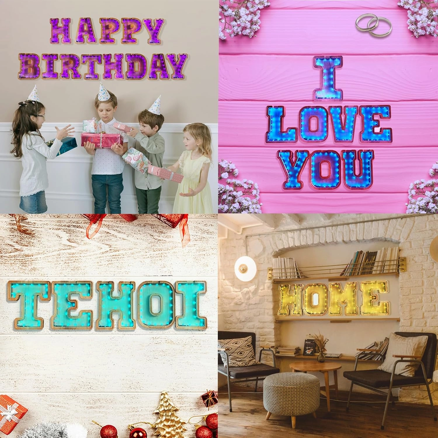 Wooden Letter Piggy Bank for Kids,9inch Kids Money Bank with LED Lights, Alphabet Coin Jar(A-Z), Birthday Gift for Kids, Toys for Boys and Girls(Z)