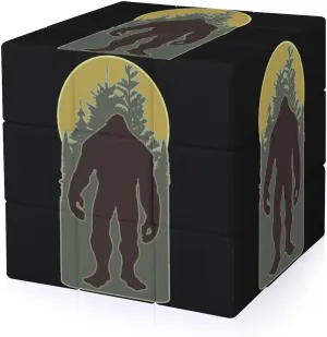 Woodsy Bigfoot Adults 3x3x3 Color-Matching Smooth Fully Printed Cube Gift