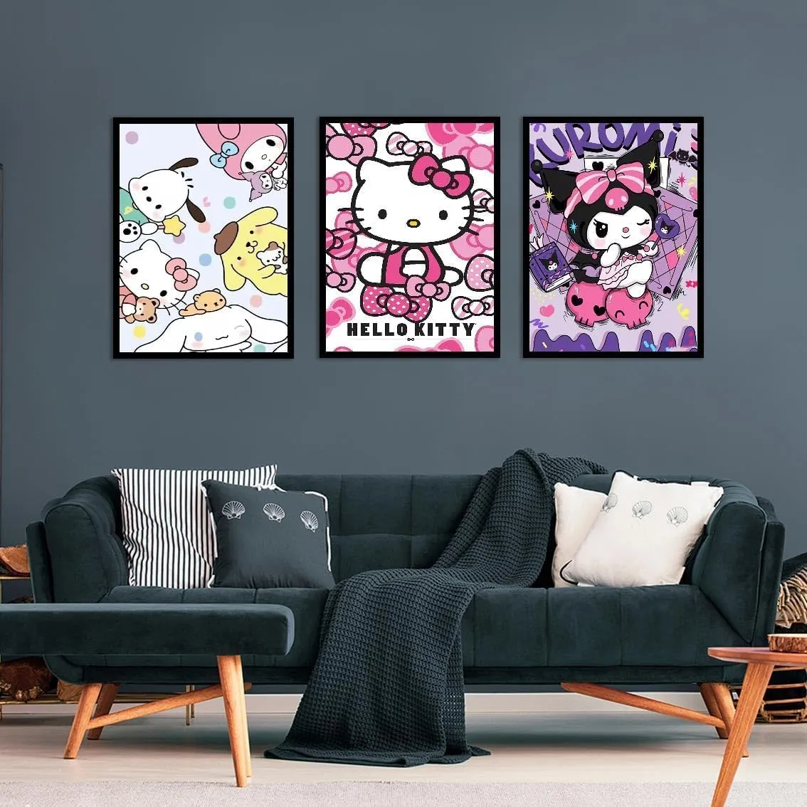 WUDWL Diamond Painting Kits for Adults - 3 Pack Cartoon 5D Diamond Art Kits Full Drill Diamond Dots Paintings with Diamonds Gem Art and Crafts Home Decor 12x16inch ﻿