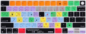 XSKN Ableton Live Shortcuts US Version Keyboard Silicone Skin Cover Fits for Apple Since 2021 Released MacBook Air MacBook Pro 13.6 15.3 14.2 16.2 Inch with M1 M2 M3 M4 Chip and Touch ID