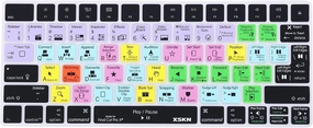 XSKN Final Cut Pro Shortcut FCP Hotkey Function Keyboard Cover Skin for 2015 Released Magic Keyboard MLA22LL/A MLA22B/A A1644 (EU&US Layout, Magic Keyboard A1644)