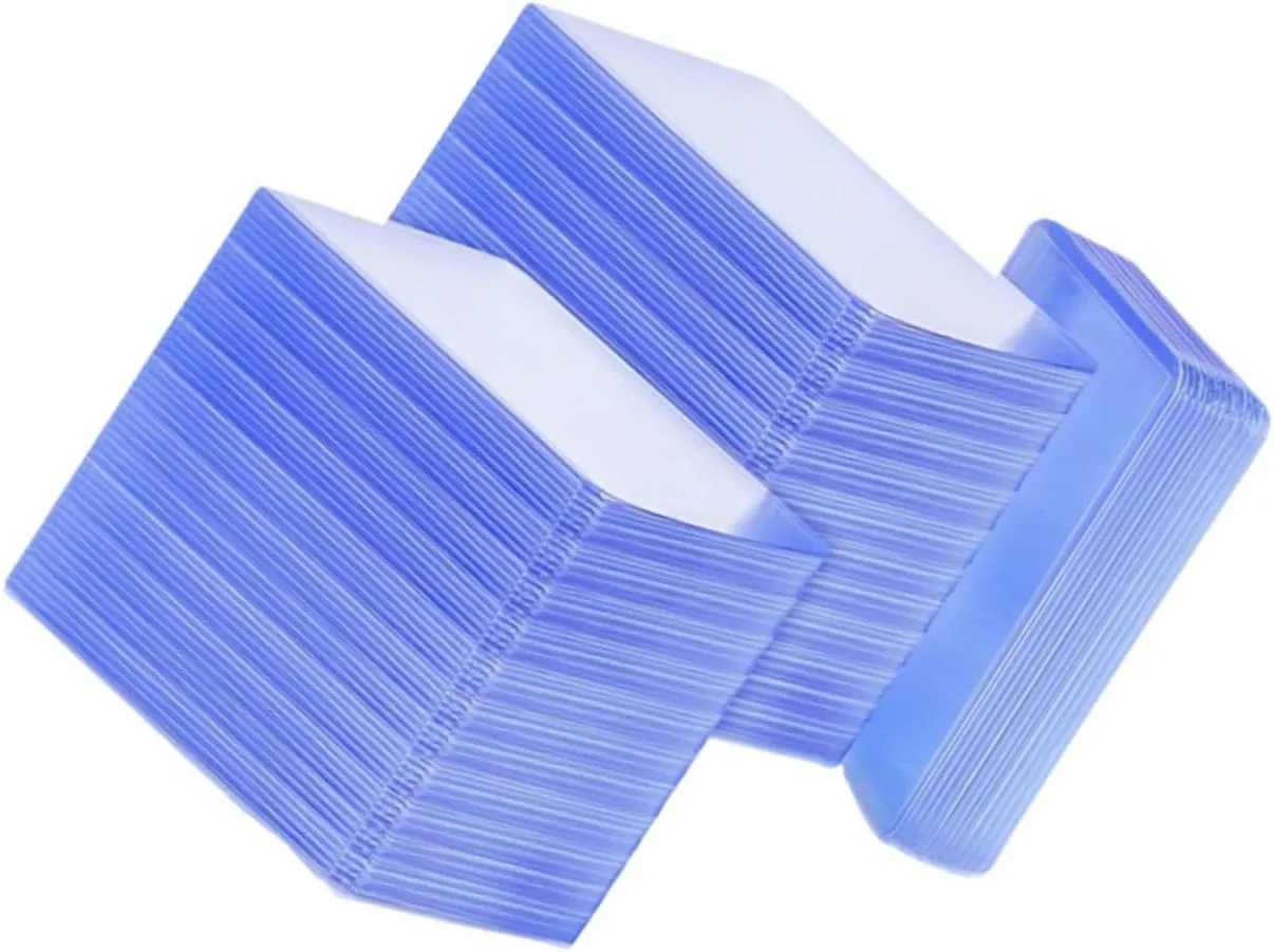 Yardwe 100Pcs Card Protector Sleeves Scratch Lightweight Trading Card Covers Compact and Portable Design