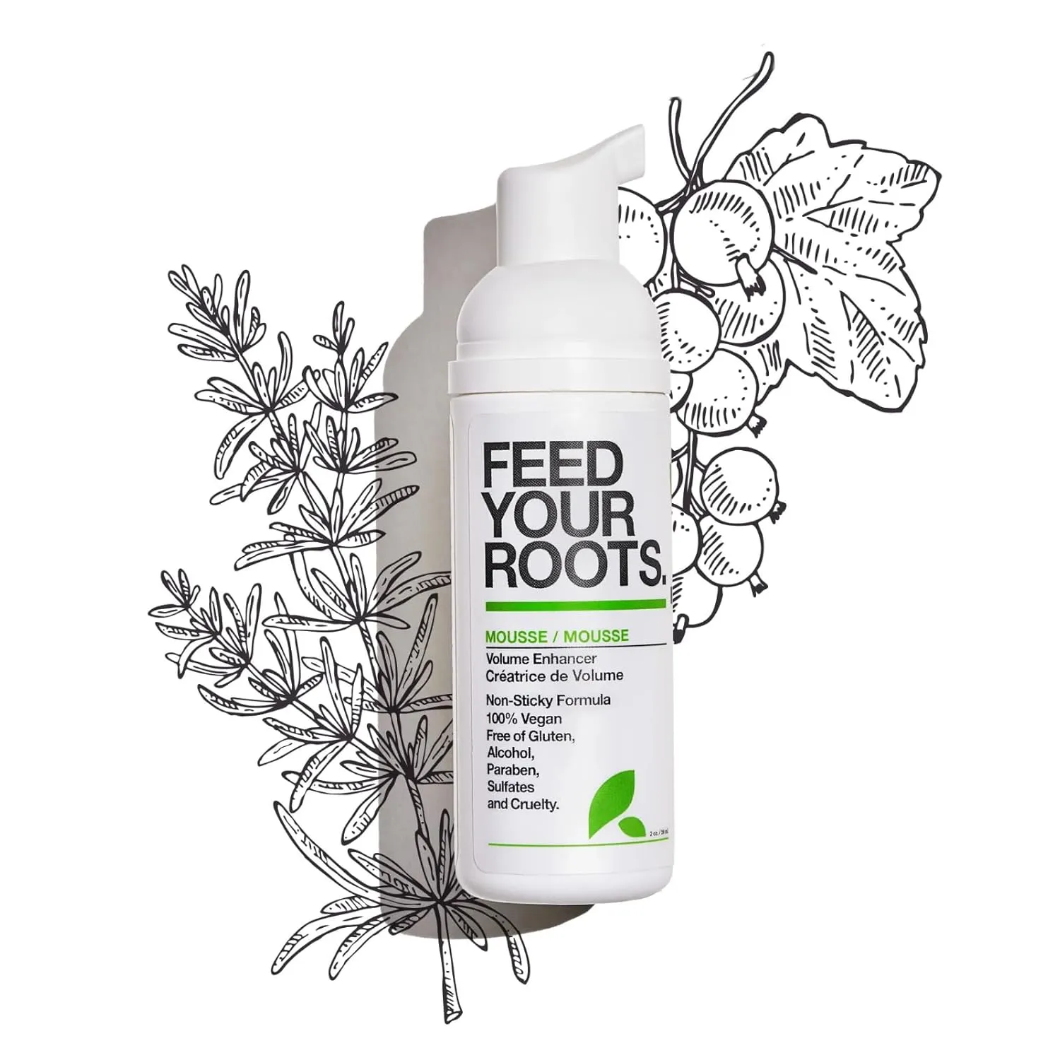 Yarok - Feed Your Roots Mousse - Volumize, Texturize & Transform - Volume Enhancer - Transform Curls - Non-Sticky & Non-Crunchy Formula - 100% Vegan - Gluten, Sulfate, Paraben & Cruelty Free - 8oz
