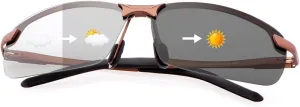 YIMI Polarized Photochromic Sunglasses for Men Women Outdoor Sports Driving Anti Glare UV400 Protection z87 Safety Glasses