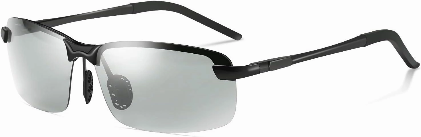 YIMI Polarized Photochromic Sunglasses for Men Women Outdoor Sports Driving Anti Glare UV400 Protection z87 Safety Glasses