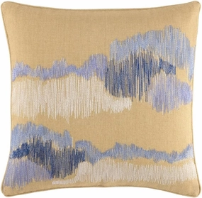 Yves Delorme Horizons Decorative Pillow - Pillow Insert Included - Fashionably Enhance Your Room with French Luxury