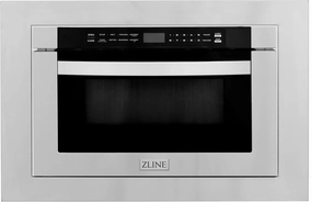 ZLINE 24" 1.2 cu. ft. Stainless Steel Microwave Drawer with 30" Trim Kit