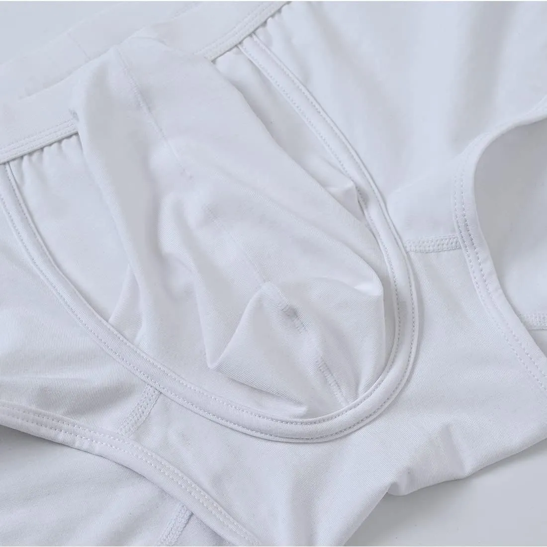 ZONBAILON Men's Bulge Enhancing Brief Dual Pouch Underwear Breathable Bikini’s Boxer Modal Trunk